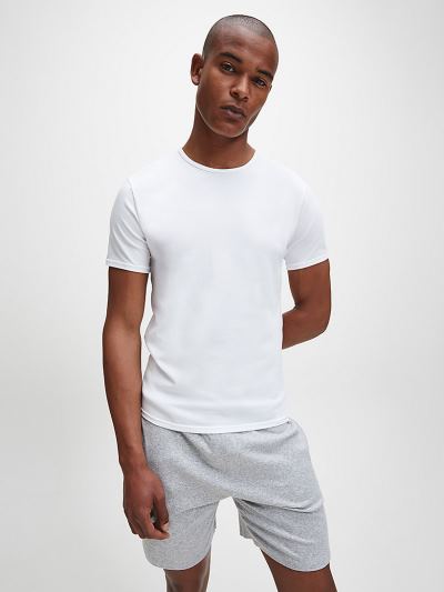 Calvin Klein Underwear HU640610 | Calvin Klein Modern Cotton Férfi Lounge Póló Fehér